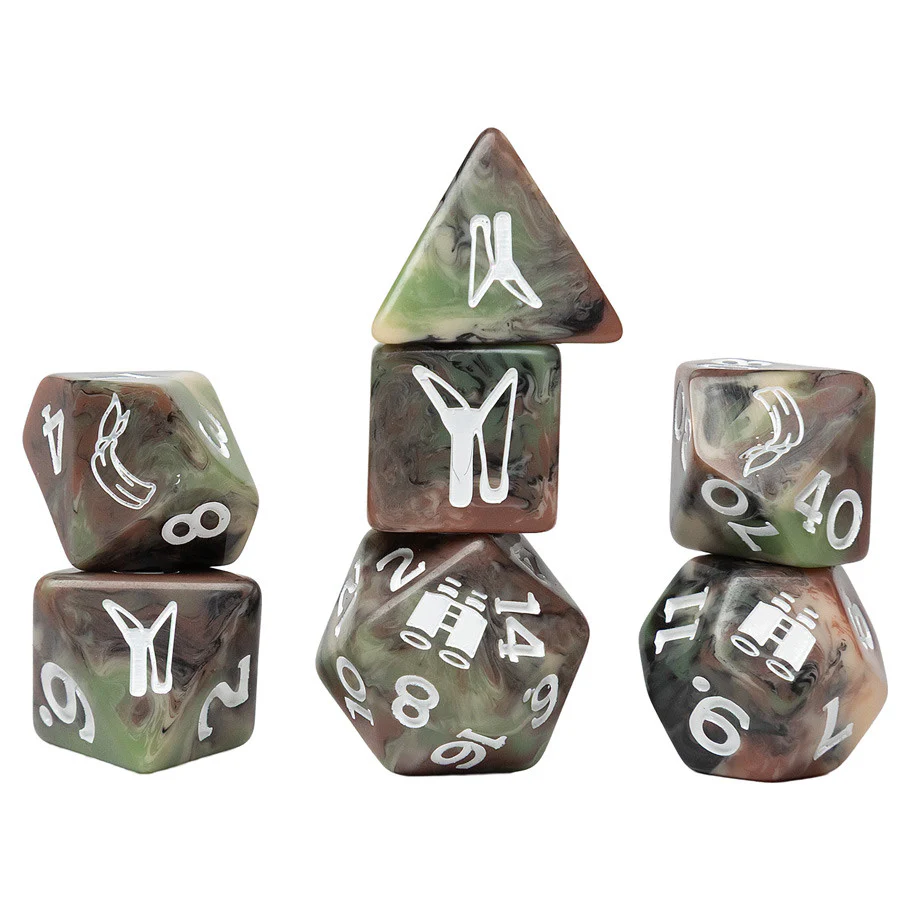 7-Set Stranger Things Adventure Dice: Lucas - Image 2