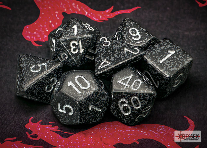 CHESSEX SPECKLED DICE: NINJA