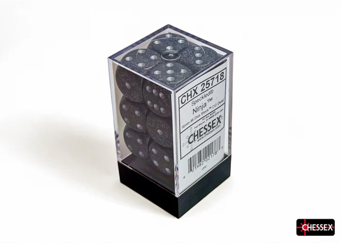 CHESSEX SPECKLED DICE: NINJA - Image 3