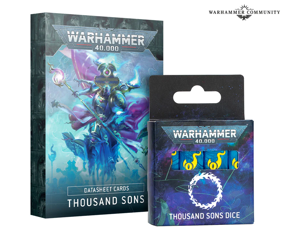 WARHAMMER 40K - DATASHEET CARDS: THOUSAND SONS