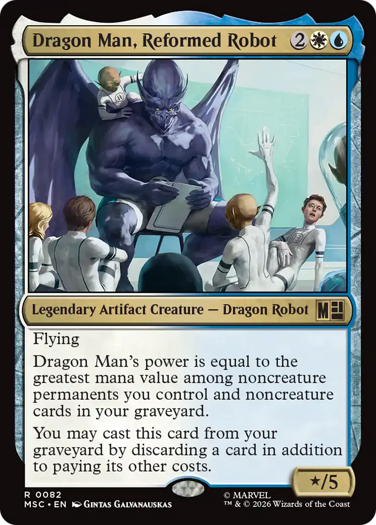 Dragon Man, Reformed Robot [Marvel Super Heroes Commander]