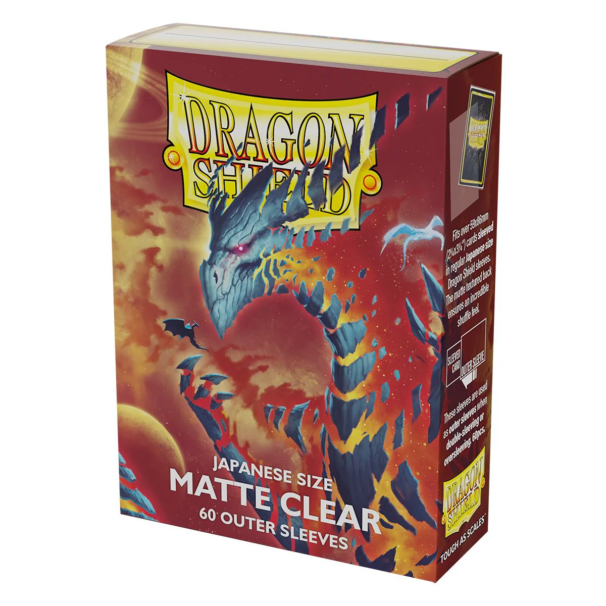 Dragon Shield: Japanese Size 60ct Outer Sleeves - Clear 'Cosmere' - Image 2