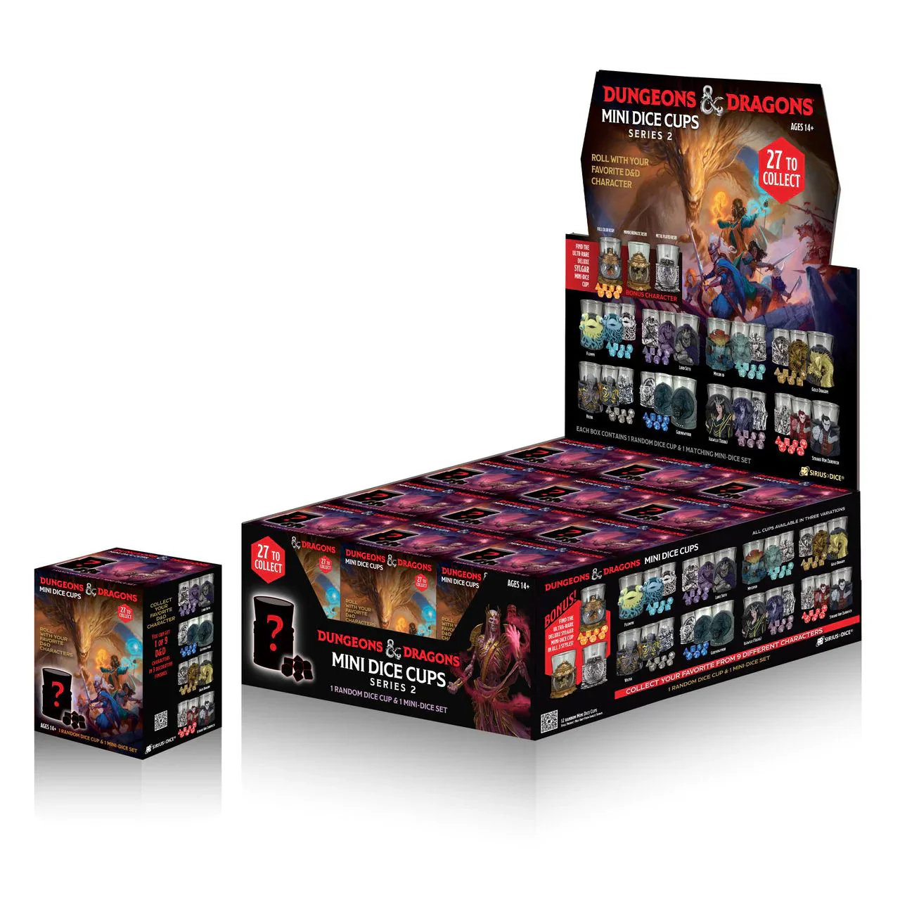 Sirius Dice: D&D Mini Dice Cup Blind Box Series 2