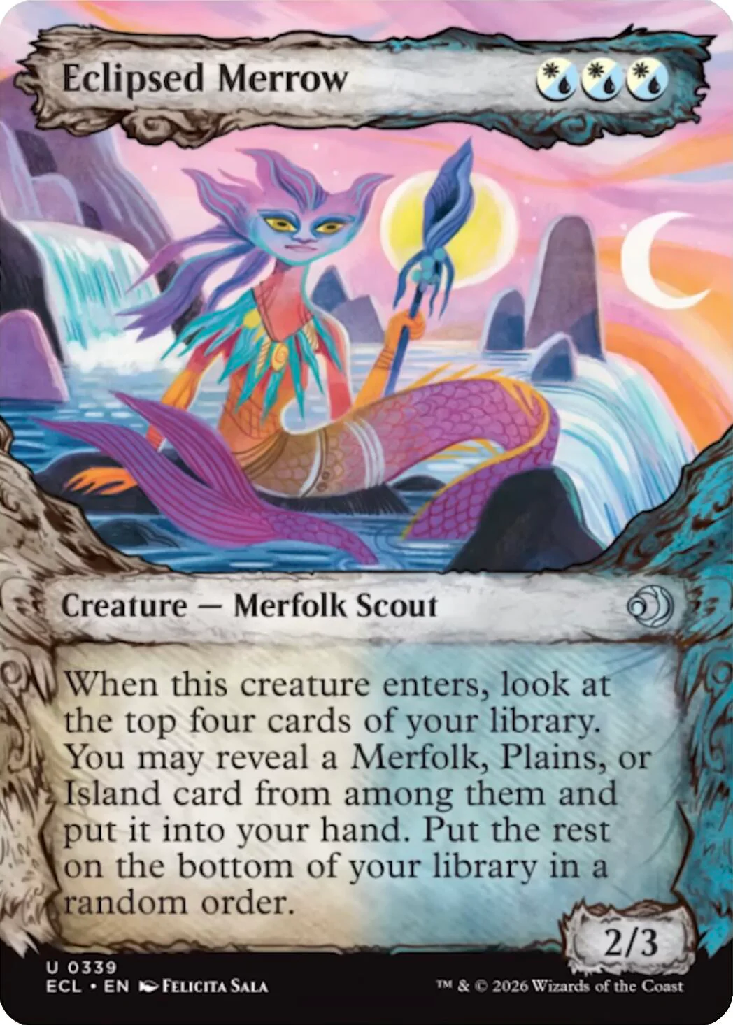 Eclipsed Merrow (Showcase) [Lorwyn Eclipsed]