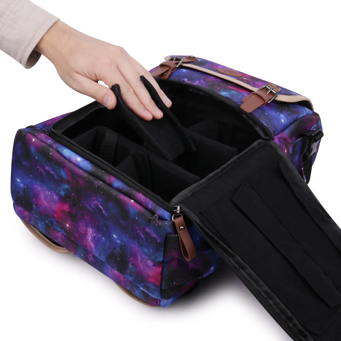 ENHANCE Full-Size Trading Card Storage Box Backpack for Playing Card Case GALAXY - Image 4
