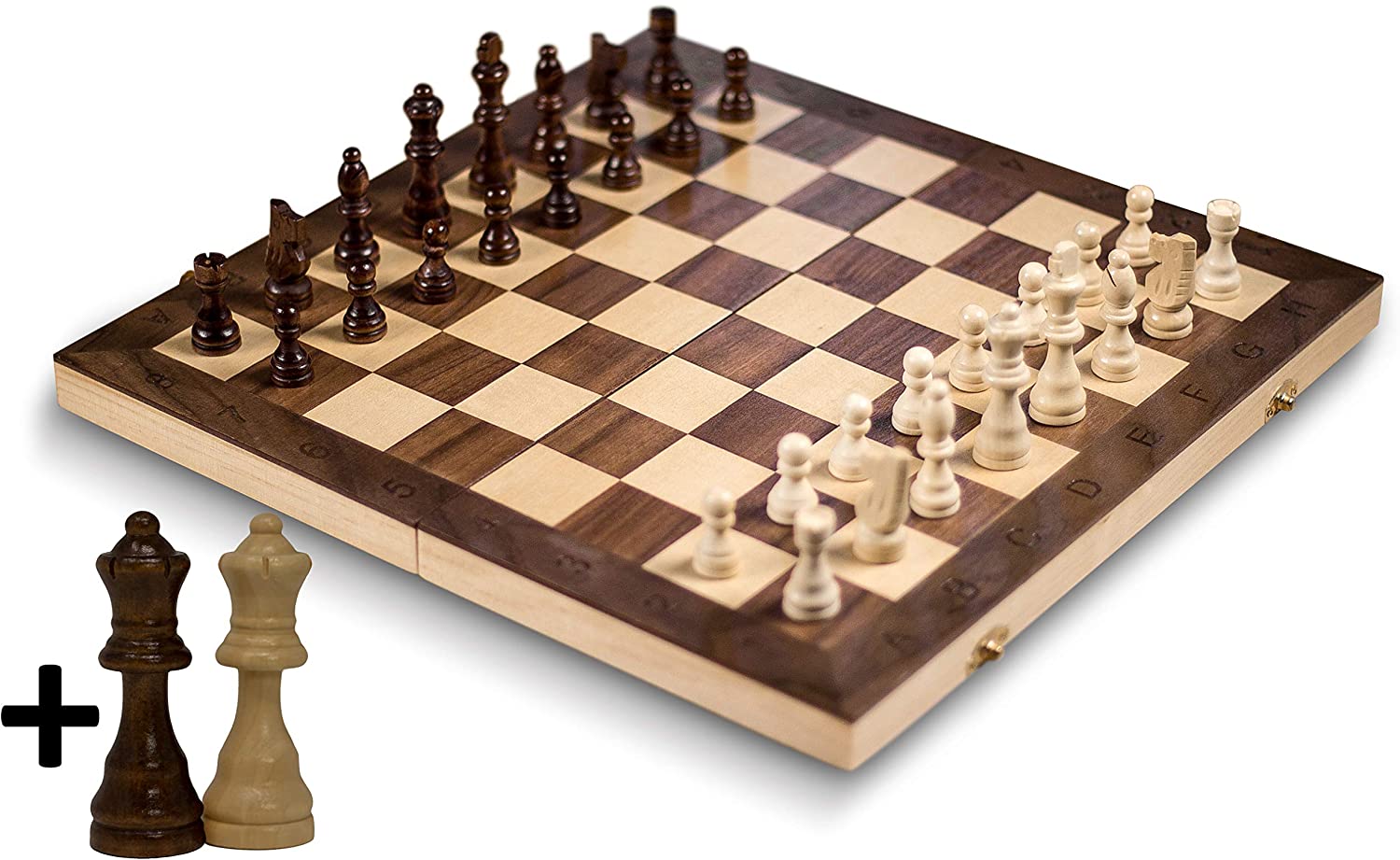 MIXLORE FOLDABLE CHESS & CHECKERS SETS - Image 3