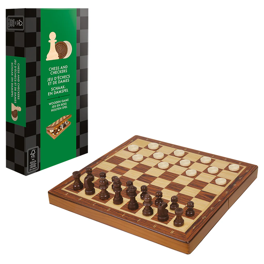 MIXLORE FOLDABLE CHESS & CHECKERS SETS - Image 7