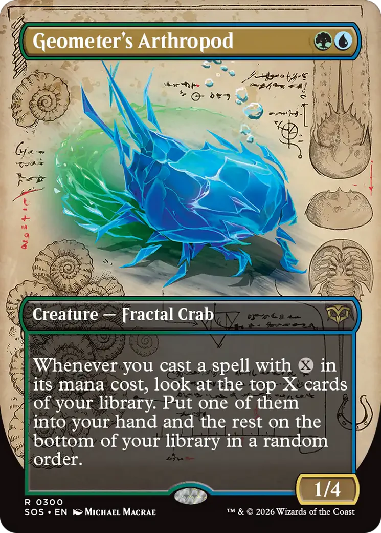 Geometer's Arthropod (Borderless) [Secrets of Strixhaven]