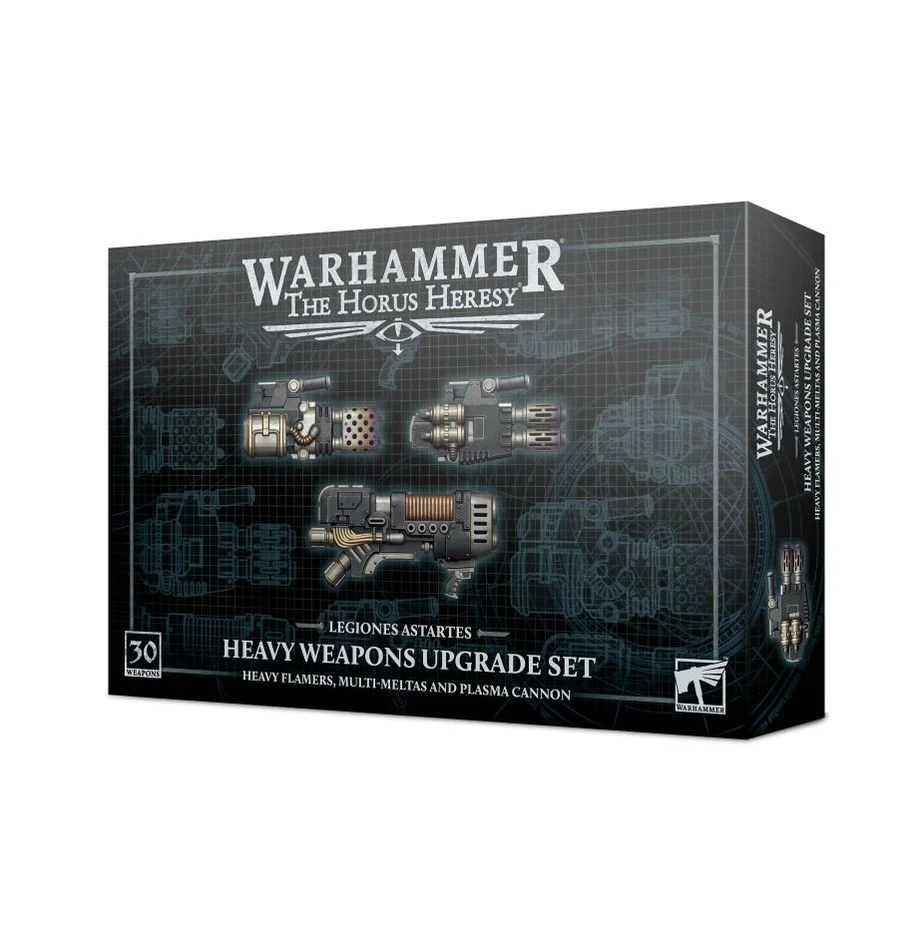 LEGIONES ASTARTES: Heavy Weapons Upgrade Set – Heavy Flamers, Multi-meltas, and Plasma Cannons