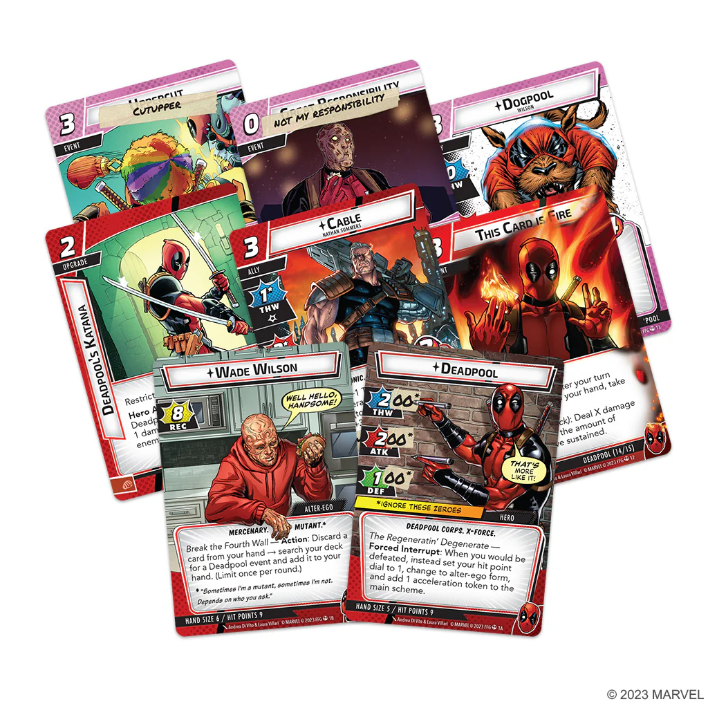 MARVEL CHAMPIONS: THE CARD GAME - DEADPOOL EXPANDED HERO PACK - Image 3