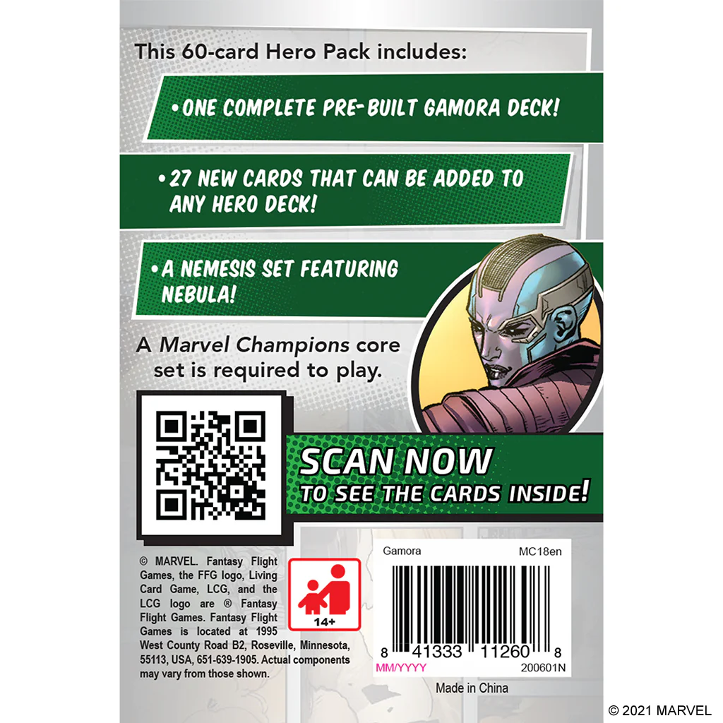 MARVEL CHAMPIONS: THE CARD GAME - GAMORA HERO PACK - Image 2