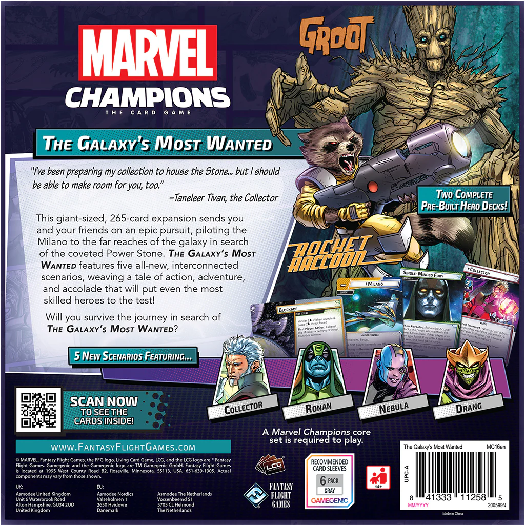 MARVEL CHAMPIONS: THE CARD GAME - THE GALAXY’S MOST WANTED EXPANSION - Image 2