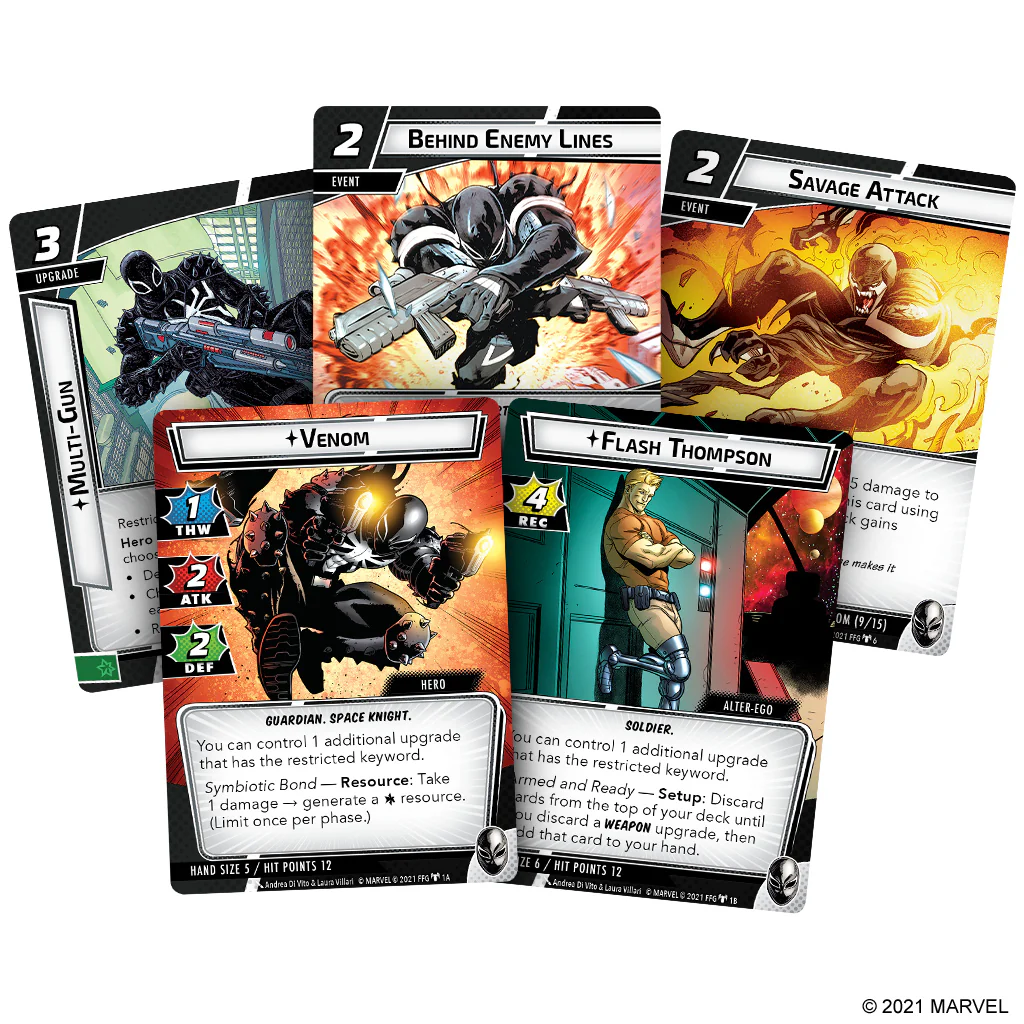MARVEL CHAMPIONS: THE CARD GAME - VENOM HERO PACK - Image 3