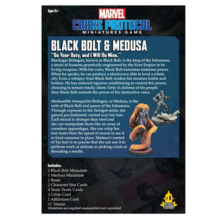 Marvel Crisis Protocol: Black Bolt and Medusa Pack - Image 2