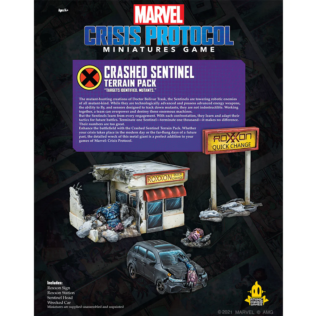 MARVEL: CRISIS PROTOCOL - CRASHED SENTINEL TERRAIN PACK - Image 2