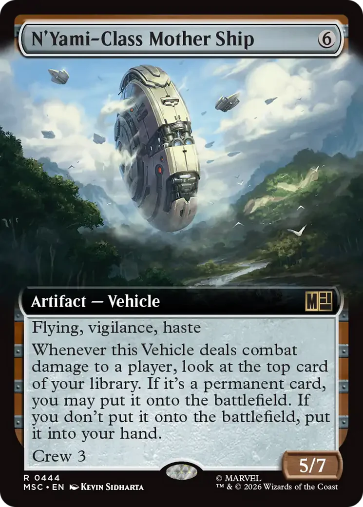 N'Yami-Class Mother Ship (Extended Art) [Marvel Super Heroes Commander]