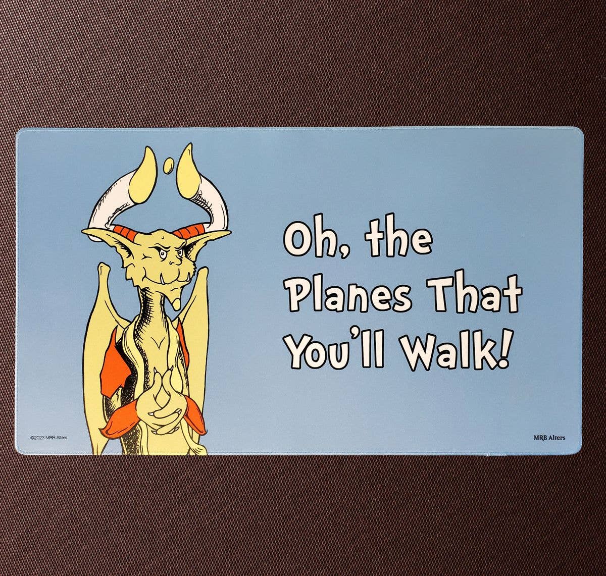 "Oh, the Planes That You'll Walk" Nicky playmat - Image 2