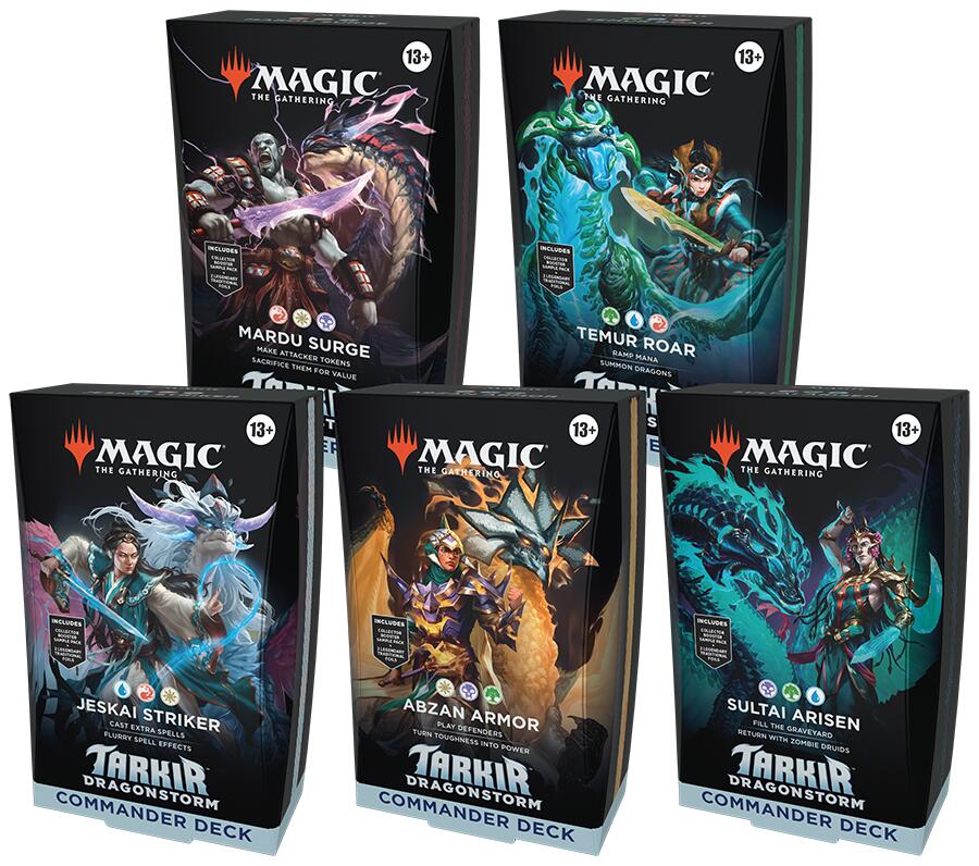 Tarkir: Dragonstorm - Commander Deck Display Case