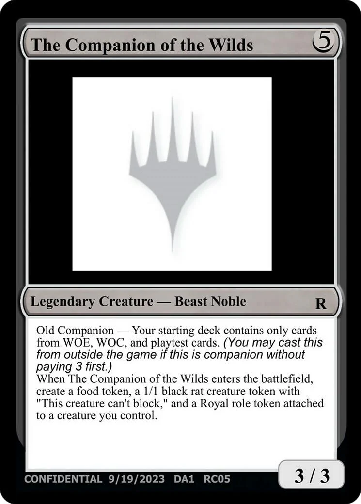 The Companion of the Wilds [Unknown Event]