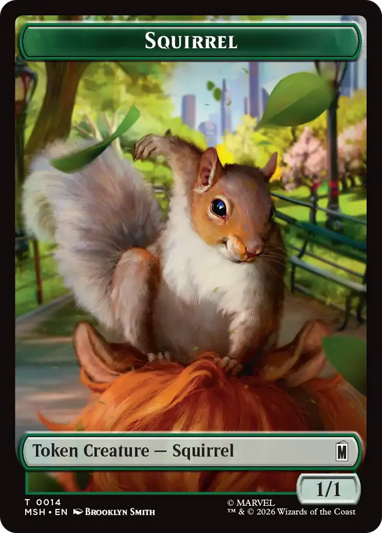 The Void // Squirrel Double-Sided Token [Marvel Super Heroes Tokens] - Image 2