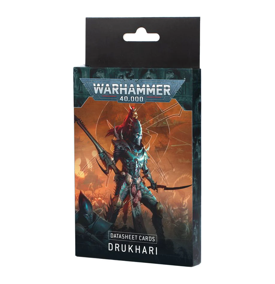 Warhammer 40k - Drukhari Battleforce Datasheet Cards