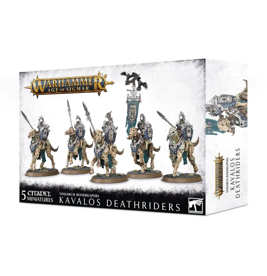 Warhammer: Age of Sigmar - Ossiarch Bonereapers - Kavalos Deathriders